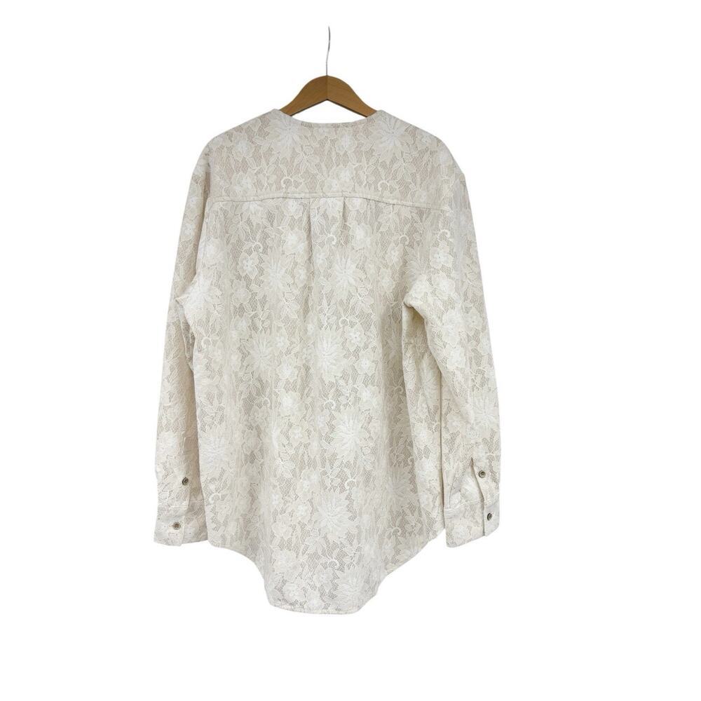 Andersson Bell Nude Beige Cream Lace Womens Light Jacket Size Large - Picture 8 of 8